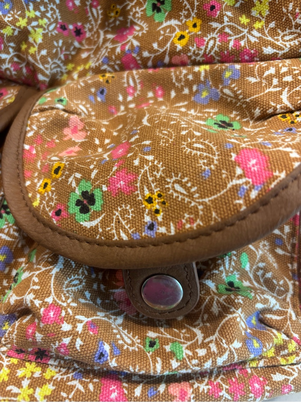 Candie’s Floral Multi-pocket Cargo Rucksack Backpack - Picture 5 of 9